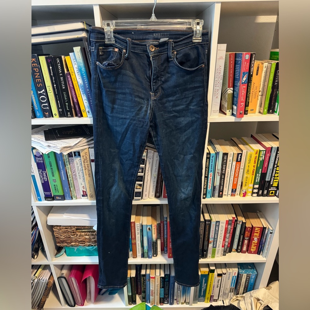 H&M - Shaping dark blue skinny jeans